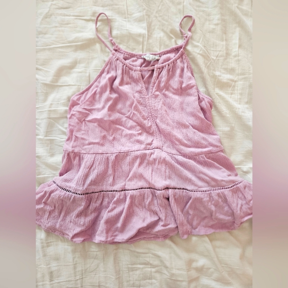 Lavender Flowy Tank